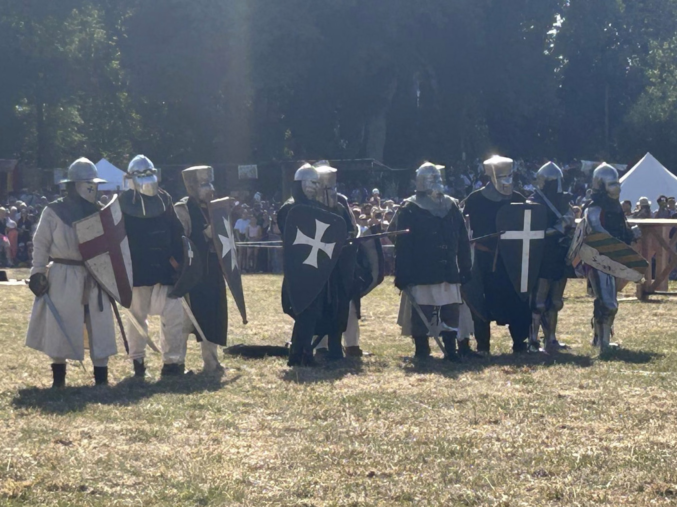 La Mêlée — combat de groupe scénarisé